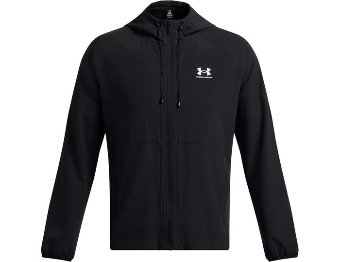 Under Armour Mens Training Stretch Woven Windbreaker - Black