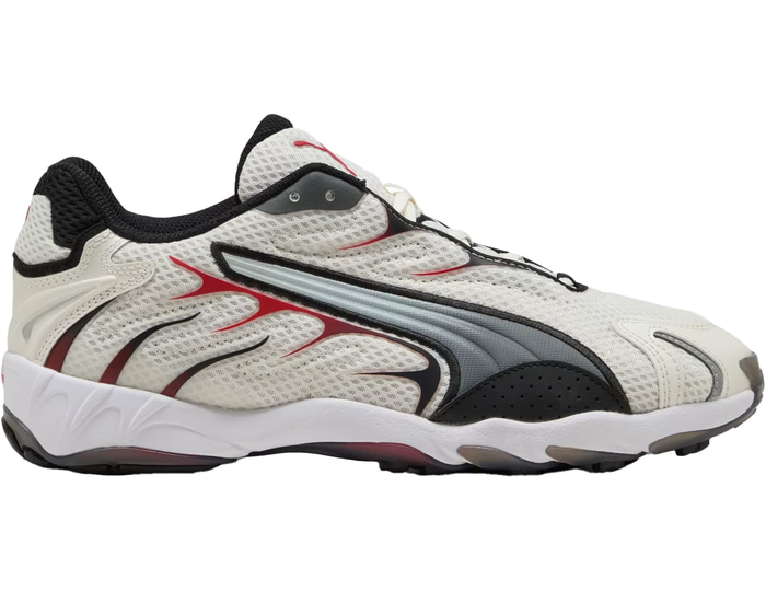 Puma herensneaker wit, zwart en geel