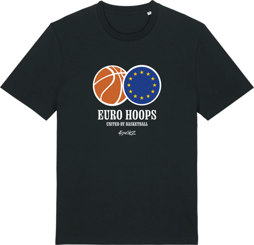 Kickz Germany EURO HOOPS TOUR 2025 T-SHIRT Camiseta de manga corta Negro