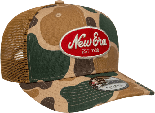 New Era Duck Camo 9Fifty Trucker Cap Beige — photo 4