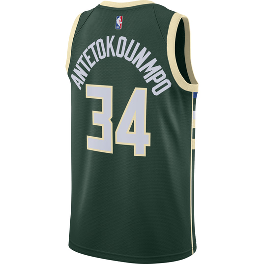 NBA MILWAUKEE BUCKS DRI FIT ICON SWINGMAN JERSEY GIANNIS ANTETOKOUNMPO