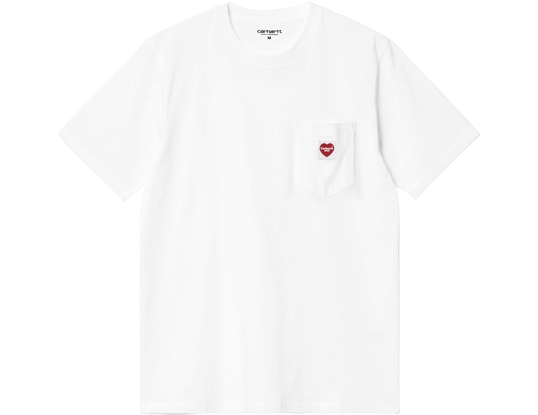 Product gallery, 1 of 2, Carhartt WIP Pocket Heart T-Shirt Blanc