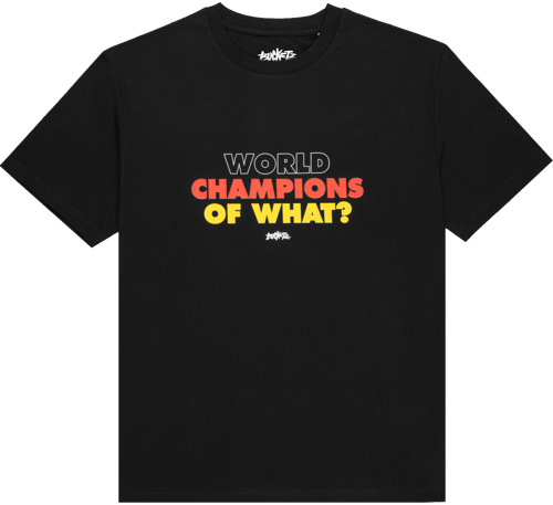 Kickz World Champions Of W? Camiseta de manga corta negro