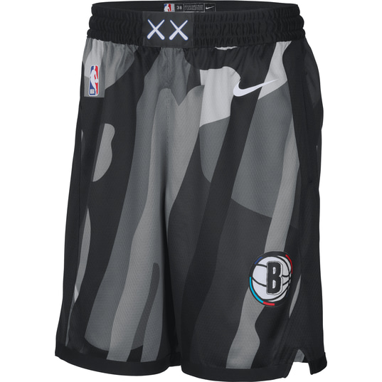 NIKE NBA BROOKLYN NETS CITY EDITION SWINGMAN SHORTS