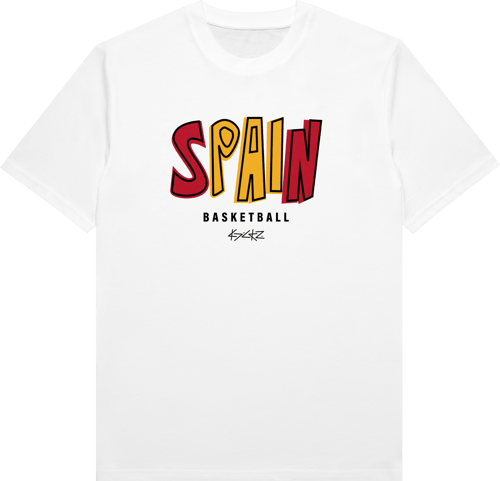 Kickz Spain Basketball Camiseta de manga corta Blanco