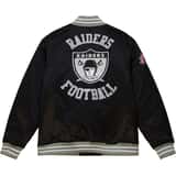 Mitchell and Ness NFL O.R Satin Chaqueta negro