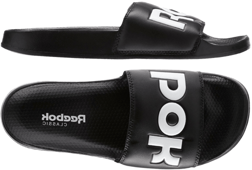 Reebok Classic Slide Sandals 'Black White' — foto 6