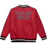 Mitchell and Ness NBA Puffer Chaqueta Rojo