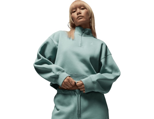 Produktgalerie, 1 of 5, Jordan Brooklyn 1/4 Zip Top Sweatshirt Damen Grün F017