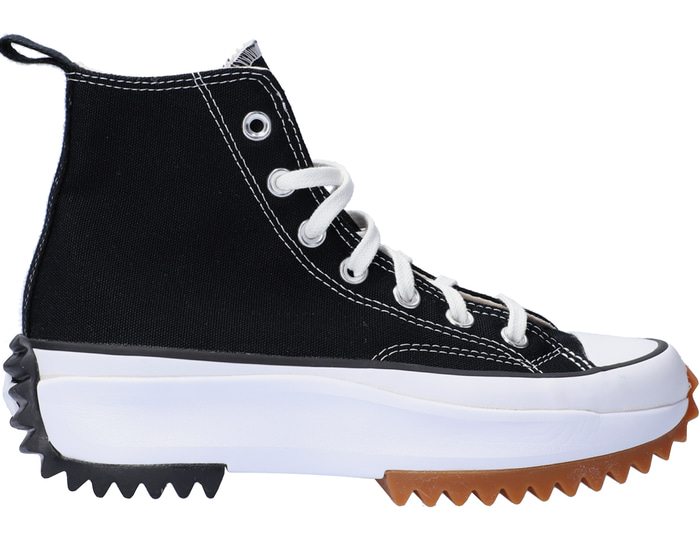 Converse Run Star Hike Hi damessneaker zwart