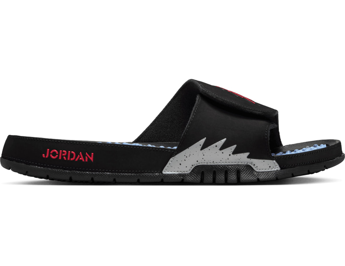 Jordan Hydro Retro Badelatsche Schwarz F061 - 555501