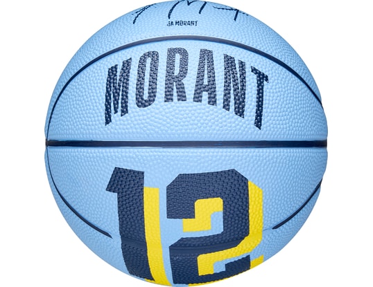 Produktgalerie, 1 of 7, Wilson NBA Player Icon Mini Basketball Ja Morant Sz3 Basketball Blau