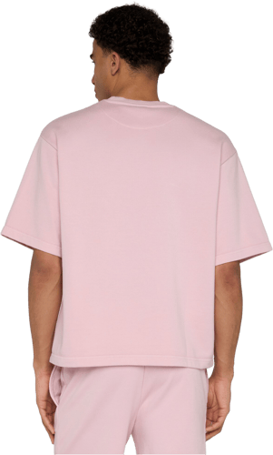 Urban Classic Heavy Washed Boxy Camiseta de manga corta Rosa — foto 4