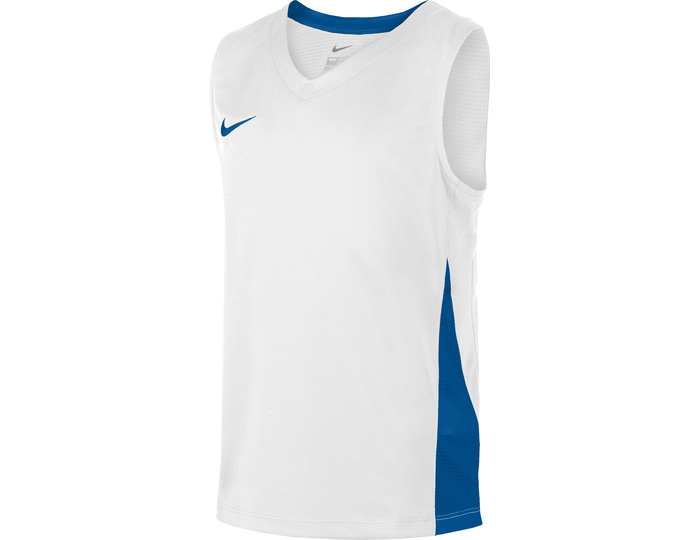 Nike White Team Basketball Stock 20 Jersey C102 Small Kids
