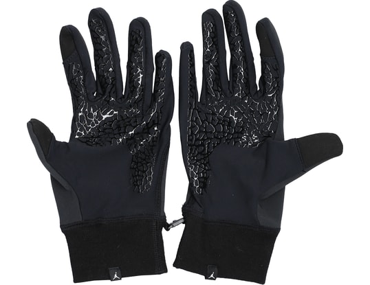 Jordan Hyperstorm Fleece Player Gloves Black C034 - 44.95  | Available at  KICKZ