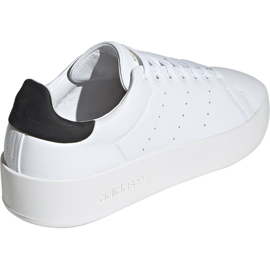 Adidas originals white stan smith bold mid trainers hot sale