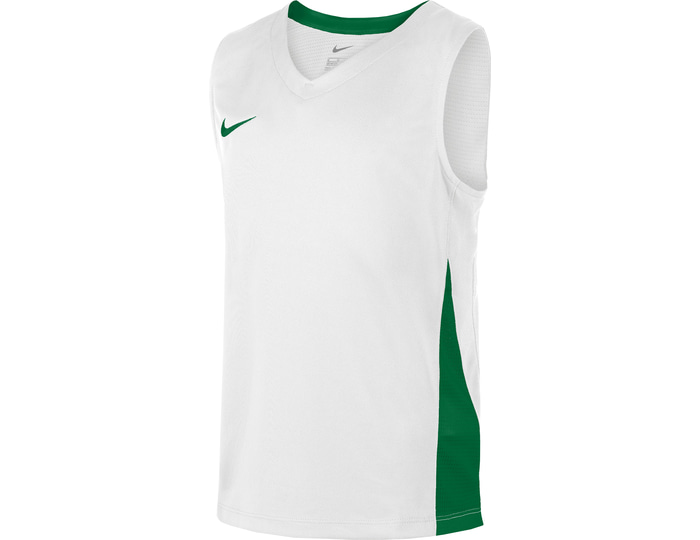 Nike White Team Basketball Stock 20 Jersey C104 Small Kids