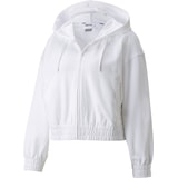 PUMA Giacca con cappuccio Bílá C002