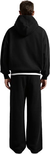 Burocs Basic Wide Pantalones de chándal negro — photo 6
