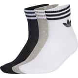 adidas Originals 3 Stripes Ankle 3er Pack Calcetines Blanco