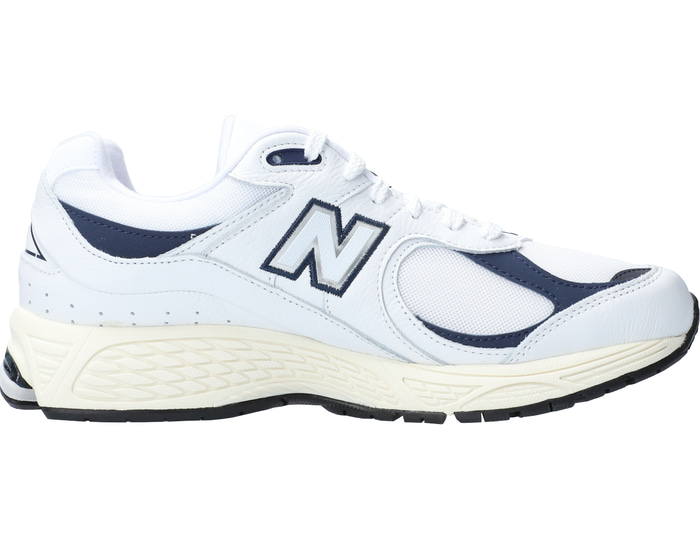 New Balance 2002 herensneaker wit, grijs, beige, rood, groen en bruin