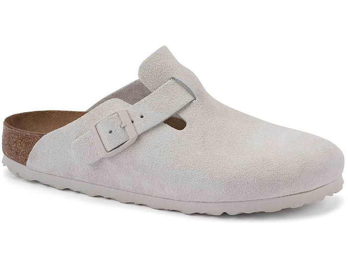 Birkenstock Bostvl Antique Weiß Weiß