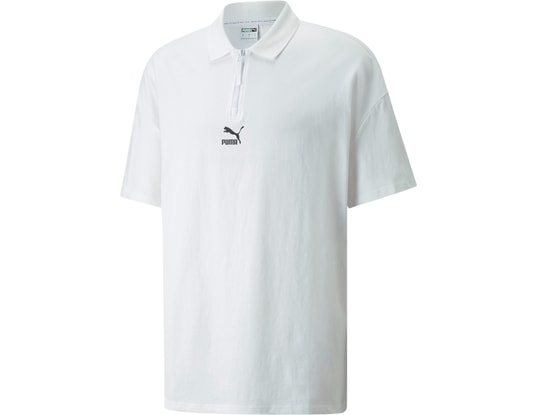 Product gallery, 1 of 2, PUMA Classics Boxy Zip poloshirt white F02 