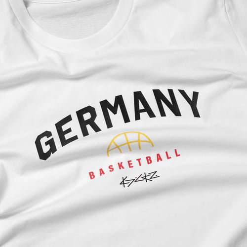 Kickz Germany Basketball Camiseta de manga corta Blanco — photo 3