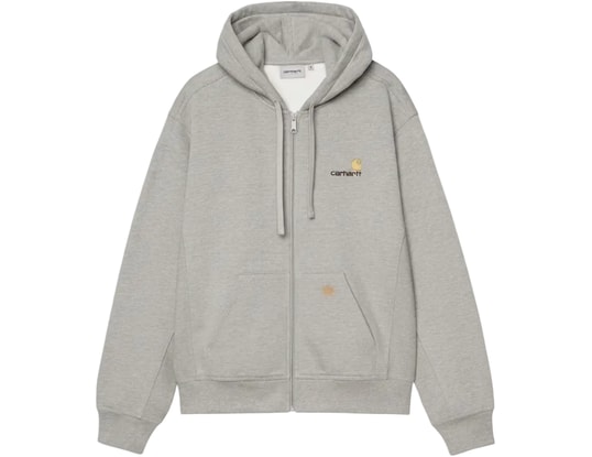Product gallery, 1 of 4, Carhartt Amercian Script Giacca con cappuccio Grigio