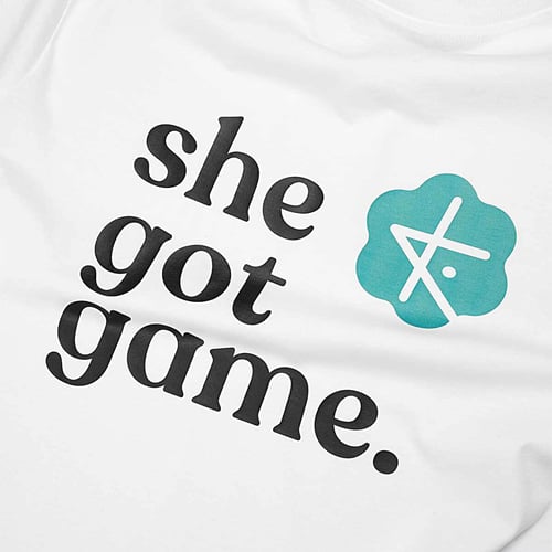 Kickz She Got Game MINGA Camiseta de manga corta Blanco — photo 6