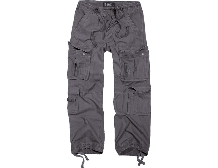 Brandit+Pure+Vintage+Pantalon+Gris