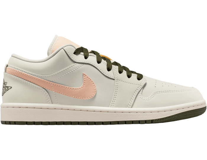 Jordan Beige Air 1 Low Sail Crimson Tint Women