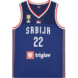 Peak Fiba Serbia Vasilije Miciä‡ Jersey Blue