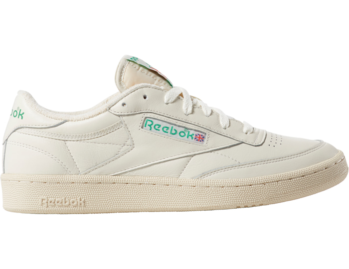Reebok Club C 85 sneaker grijs, groen en beige