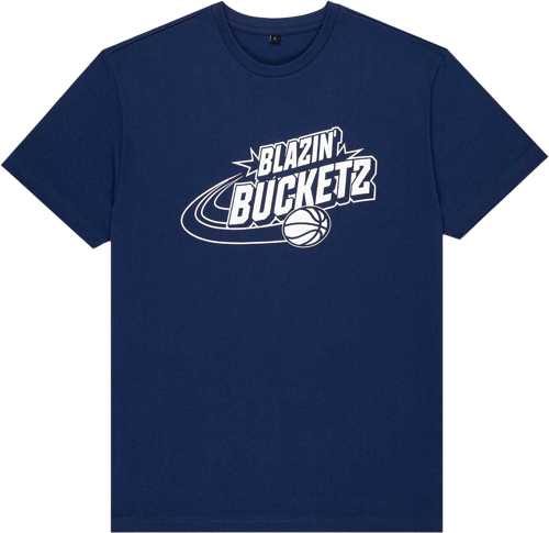 Bucketz Blazin Camiseta de manga corta Azul
