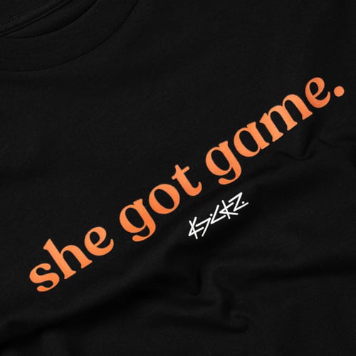 Kickz She Got Game Total Orange Camiseta de manga corta Negro — photo 4