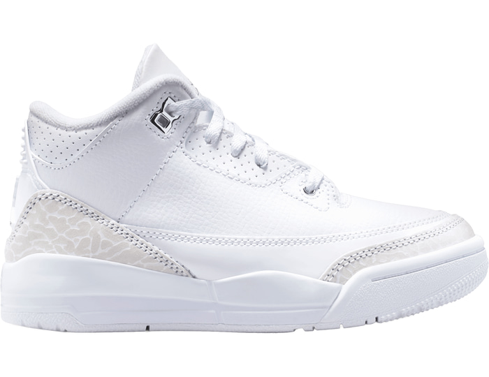 Jordan Air Jordan 3 Retro herensneaker wit en groen