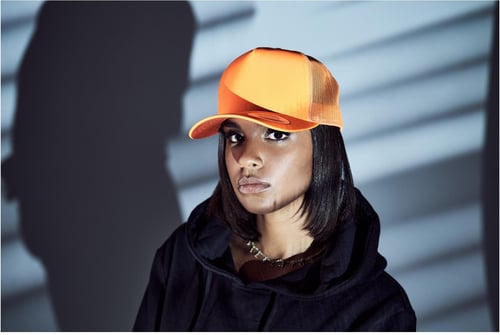 Flexfit Retro Trucker Cap Orange — photo 6