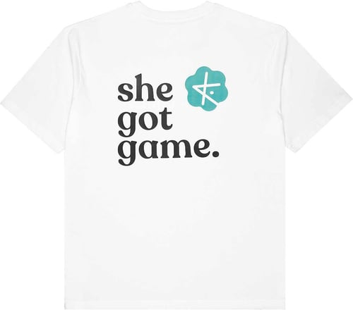 Kickz She Got Game MINGA Camiseta de manga corta Blanco — photo 4