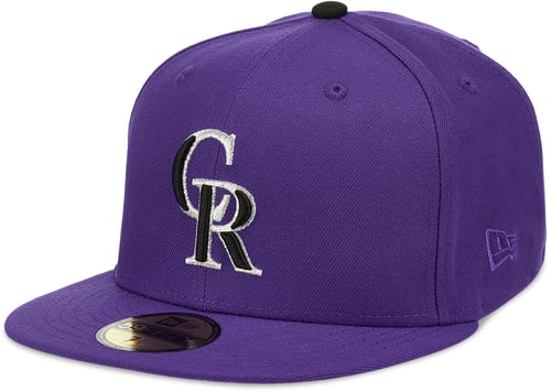 New Era Colorado Rockies 20Th 59Fifty Gorra Morado