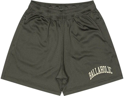 Ballaholic College Logo Mesh Zip Pantalones cortos negro — photo 3