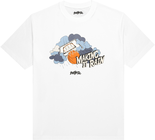 Kickz Making It Rain Camiseta de manga corta Blanco