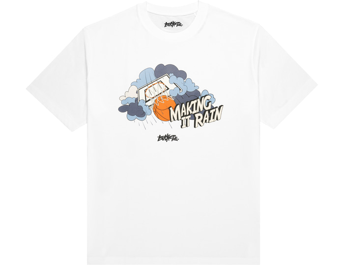 Kickz Making It Rain T-shirt Wit