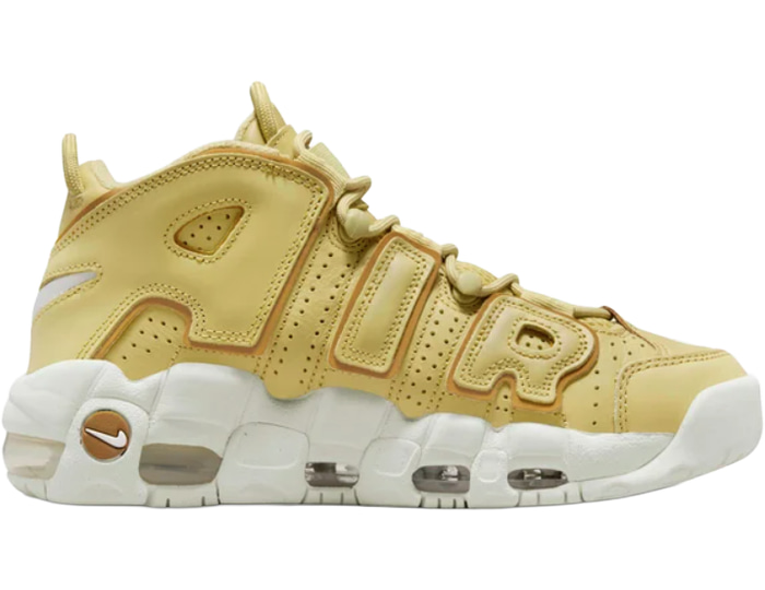 Nike Air More Uptempo damessneaker goud