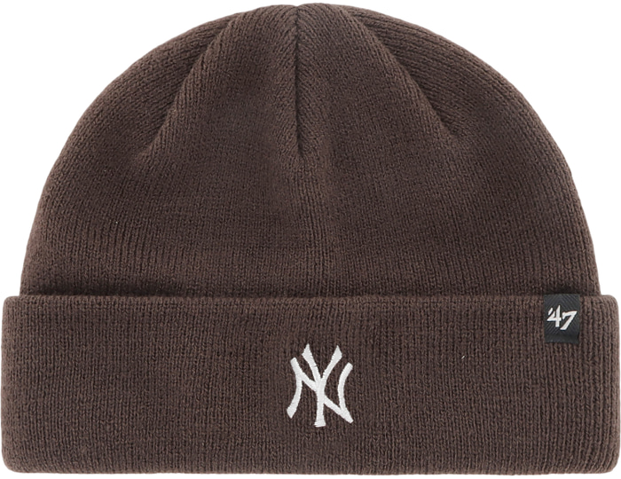 '47 Brand Mlb New York Yankees Randle '47 Cuff Knit Beanie Brown