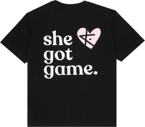 Kickz She Got Game MARIE Camiseta de manga corta Negro