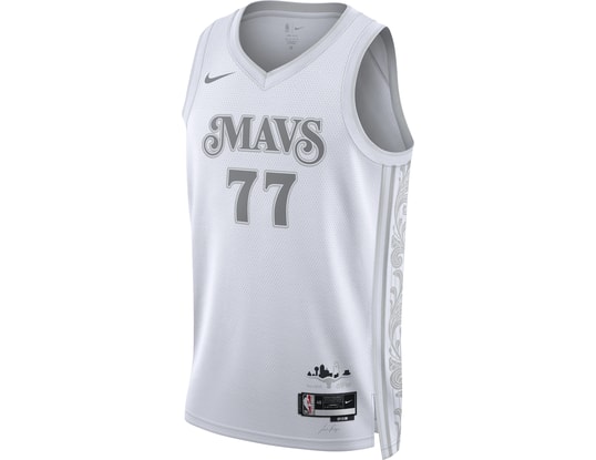 Nike NBA Dallas Mavericks Luka Doncic City Edition Jersey White C100