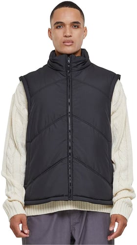 Urban Classic Arrow Puffer Weste Chaqueta negro — foto 3