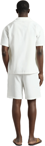 Burocs Herringbone Camisa Blanco — photo 5