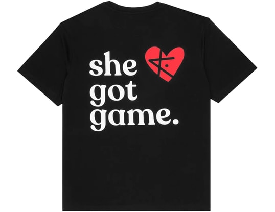 Product gallery, 1 of 8, Kickz She Got Game ATIGA T-shirt Nero